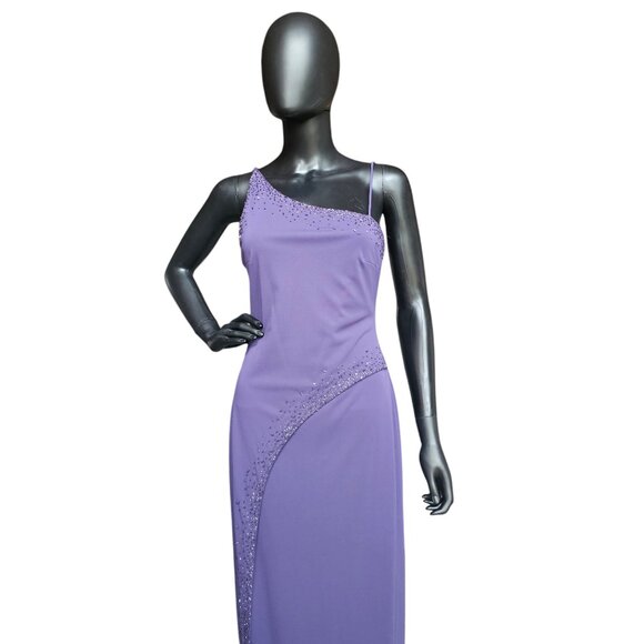 Lavender Stretch Jersey Asymmetrical - Niki Livas - Picture 4 of 11